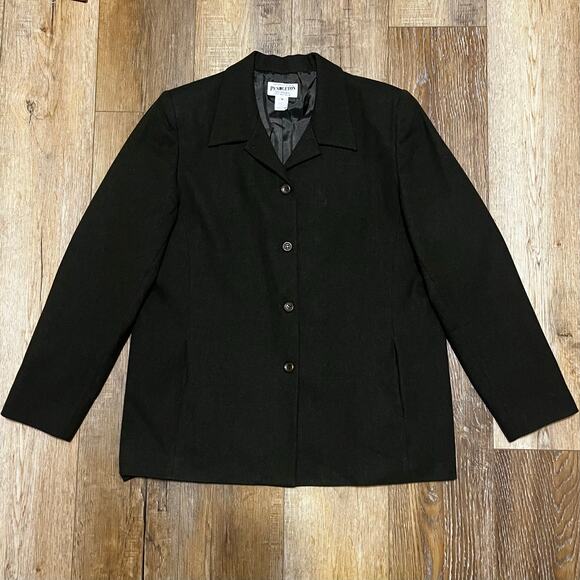 Pendleton Jackets & Blazers - VTG Pendleton Knockabout Jacket Blazer Womens 16 Dark Green 100% Virgin Wool USA